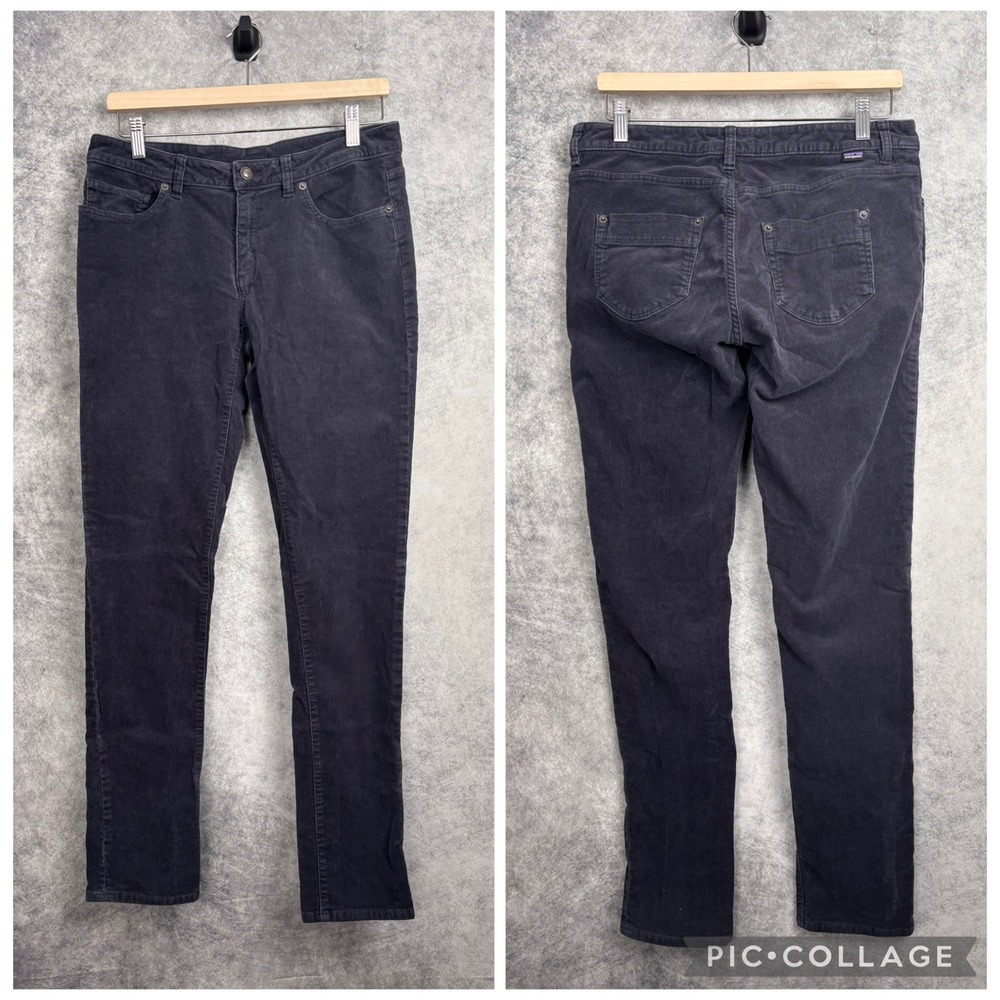 Patagonia Women's Fitted Corduroy Pants in Smolder Blue‎ Size 31